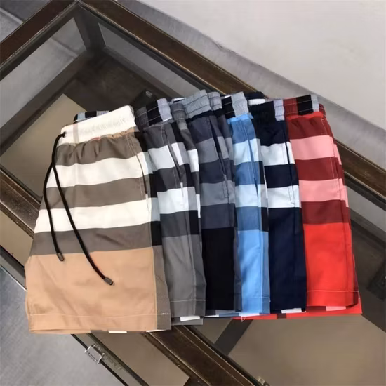 Shorts de praia femininos de tecido de algodão casual de verão por atacado